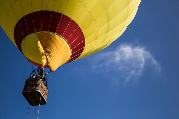 What is allowed and not allowed on the first balloon flight? proballooning-12-1